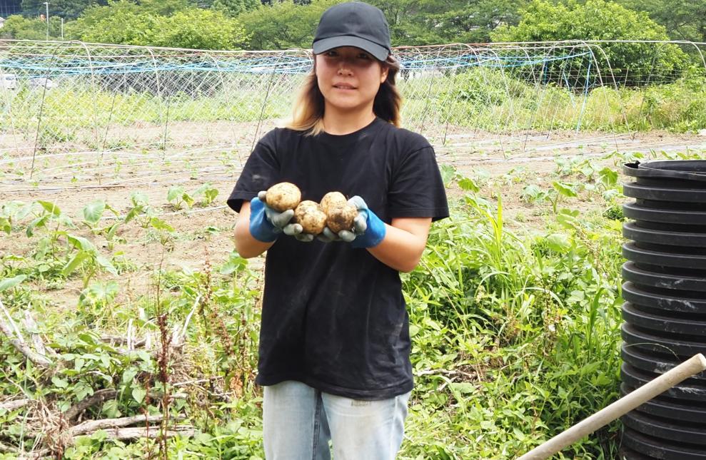 KAJIYA FARMの志井さん