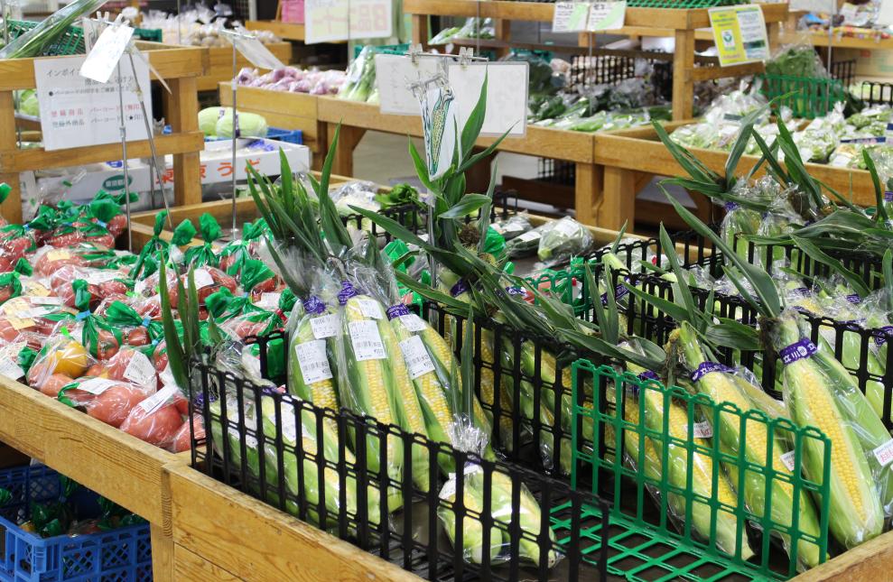 夏野菜売り場