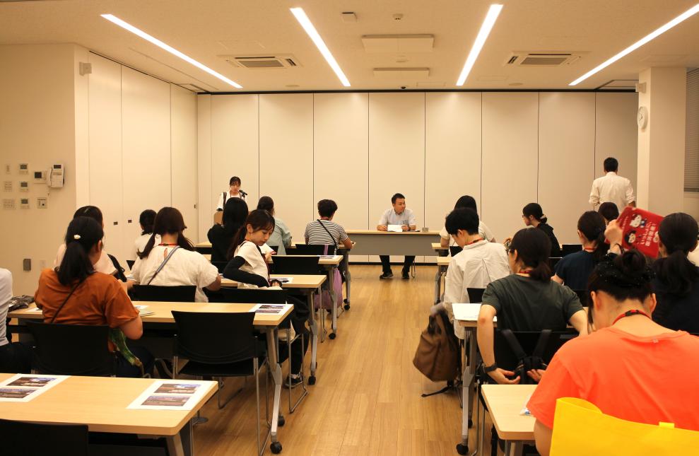 直売所での説明会