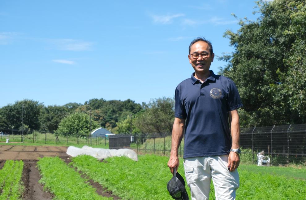 東京農業アカデミー八王子研修農場の農場長 小寺孝治さん