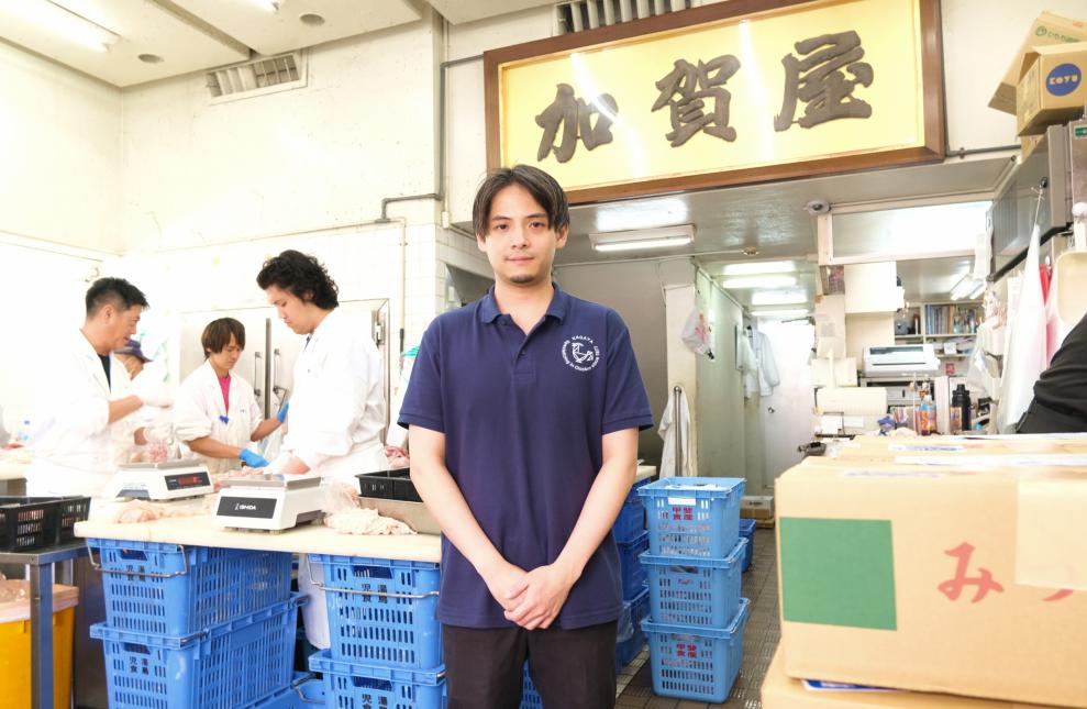 株式会社加賀屋の越村健太郎さん